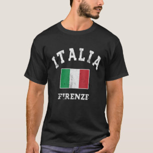 Vintag Italia Firenze Italia Souvenir Florenz I T-Shirt