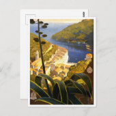 Vintag Italien Reisekarte Postkarte (Vorne/Hinten)