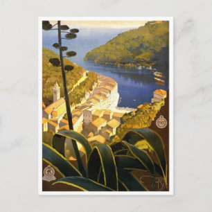 Vintag Italien Reisekarte Postkarte