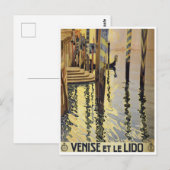 Vintag Italien Reiseplakat Postkarte (Vorne/Hinten)