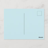 Vintag Italien Reiseplakat Postkarte (Rückseite)