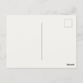 Vintag Italien Reiseplakat Postkarte (Rückseite)