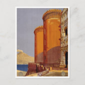 Vintag Italien Reiseplakat Postkarte (Vorderseite)