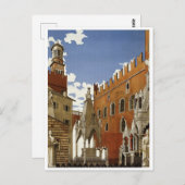 Vintag Italien Reiseplakat Postkarte (Vorne/Hinten)