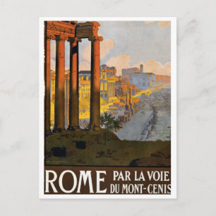 Vintag Italien Reiseplakat Postkarte