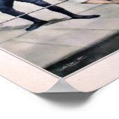 Vintag-Italienisch Johnson Jeffries Illustration Poster (Ecke)