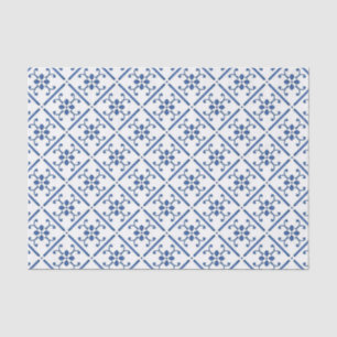 Vintag-italienisches Tiles Motif Seidenpapier