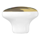 Vintag Ivan Choultse Jardin Villa Cypris Keramikknauf (Seitenansicht)