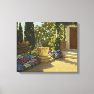 Vintag Ivan Choultse Jardin Villa Cypris Leinwanddruck