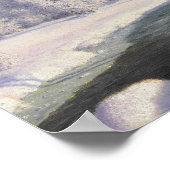 Vintag Ivan Choultse Wintermorgens im Engadin Poster (Ecke)