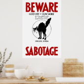 Vintag IWW Propaganda Poster (Küche)