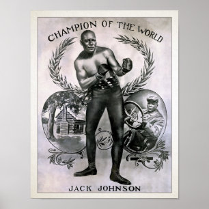 Vintag Jack Johnson Champion Poster