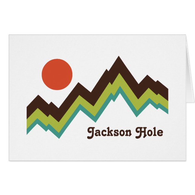 Vintag Jackson Hole (Vorderseite (Horizontal))