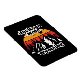 Vintag Jackson Hole Wyoming Magnet (Rechte Seite)