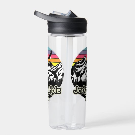 Vintag Jackson Hole Wyoming Trinkflasche (Rechts)