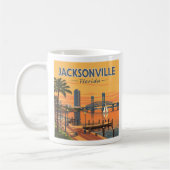 Vintag Jacksonville Florida Kaffeetasse (Links)