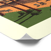 Vintag Jacksonville Florida Poster (Ecke)