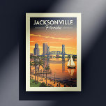 Vintag Jacksonville Florida Postkarte<br><div class="desc">Vintag Jacksonville Florida</div>