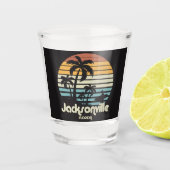 Vintag Jacksonville Florida Schnapsglas (Vorderseite)