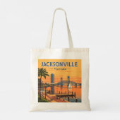 Vintag Jacksonville Florida Tragetasche (Rückseite)