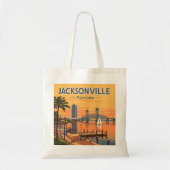 Vintag Jacksonville Florida Tragetasche (Vorne)