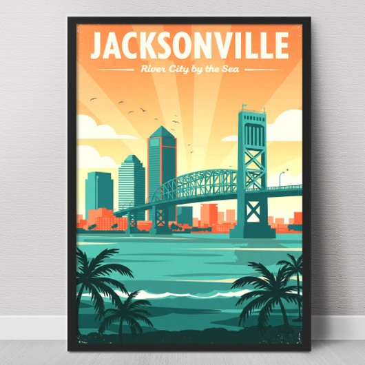 Vintag Jacksonville Poster