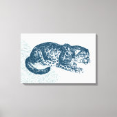 Vintag Jaguar Leinwanddruck (Vorderseite)