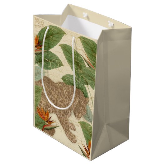 Vintag Jaguar Mittlere Geschenktüte (Rückseite Schrägansicht)