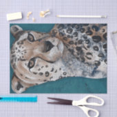 Vintag Jaguar Seidenpapier (Handwerk)