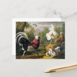 Vintag Jakob Bogdani Der Kampf der Cocktails Postkarte