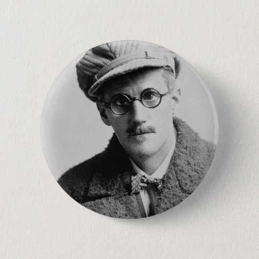 Vintag James Joyce Portrait Button (Vorderseite)