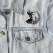 Vintag James Joyce Portrait Button (Beispiel)