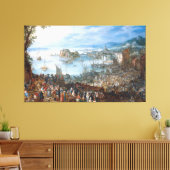 Vintag Jan Brueghel, der große Fischmarkt Leinwanddruck (Insitu (Wohnzimmer))