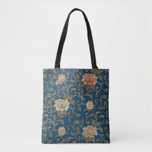 Vintag Japan Chrysanthemum Print Tasche