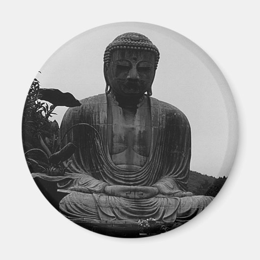 Vintag Japan Kamakura Great Buddha Magnet (Vorne)