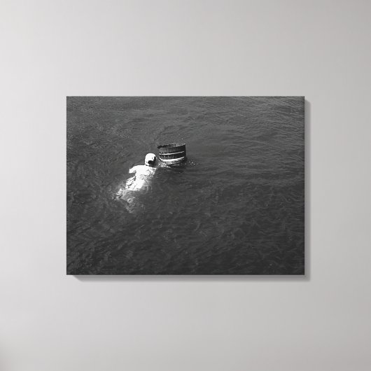 Vintag Japan Mie Mikimoto Pearl Island diver Leinwanddruck (Vorderseite)