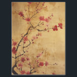 Vintag Japanisch Cherry Blossom Seidenpapier<br><div class="desc">Ein Vintages Gemälde, in dem Kirschblüten dargestellt werden, die eine ruhige und nostalgische Atmosphäre hervorrufen. Das Kunstwerk zeichnet sich durch zarte, blassrosa Blüten in voller Blüte aus, deren Blütenblätter fast ätherisch vor dem gedämpften Hintergrund erscheinen. Die Zweige, in anmutigen, weitläufigen Schlägen, Drehung und drehen mit einer natürlichen Eleganz, jeder mit...</div>