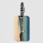 Vintag Japanisch Fukeiga 4 - Ukiyo-e Gepäckanhänger (Vorderseite Vertikal)