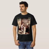 Vintag Japanisch Geisha - Briefschriftsteller T-Shirt (Vorne ganz)