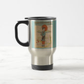 Vintag Japanisch Geisha Reisebecher (Links)