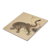 Vintag Japanisch Gepunktet Leopard Scroll Fliese (Seite)