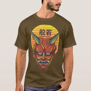Vintag Japanisch Oni Japan Devil Anime T-Shirt