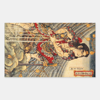 Vintag Japanisch Samurai Stickers