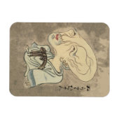 Vintag Japanisch Yokai Nurarihyon Magnet (Horizontal)