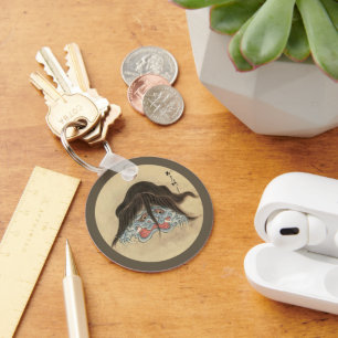 Vintag Japanisch Yokai Otoroshi Schlüsselanhänger