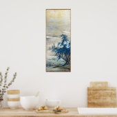 Vintag Japanisch Zhou Maoshu schätzt Lotuses Poster (Küche)