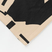 Vintag Jazz Band Poster: Cooles Design Fleecedecke (Ecke)