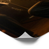 Vintag Jazz Tuba Player Poster (Ecke)