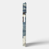 Vintag Jeans Viktorianisch Lace Monogram IPAD Case (Rückseite / Rechts)