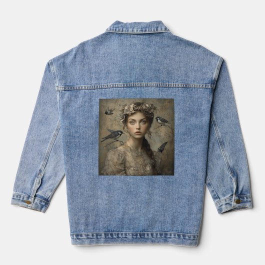 Vintag Jeansjacke (Rückseite)